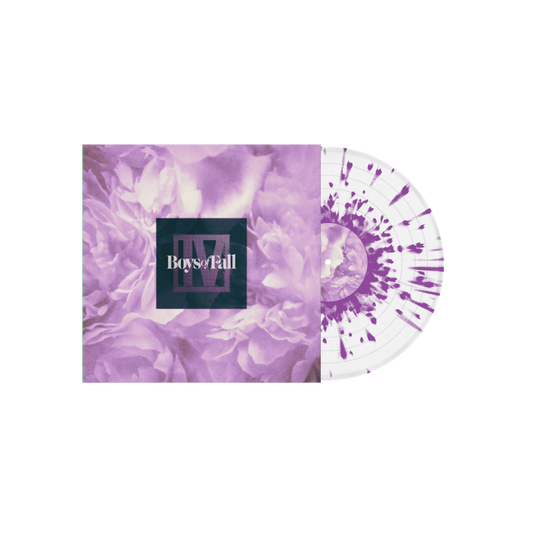 Boys of Fall IV Vinyl - Ultra Clear with Purple Splatter - Signed by Boys of Fall