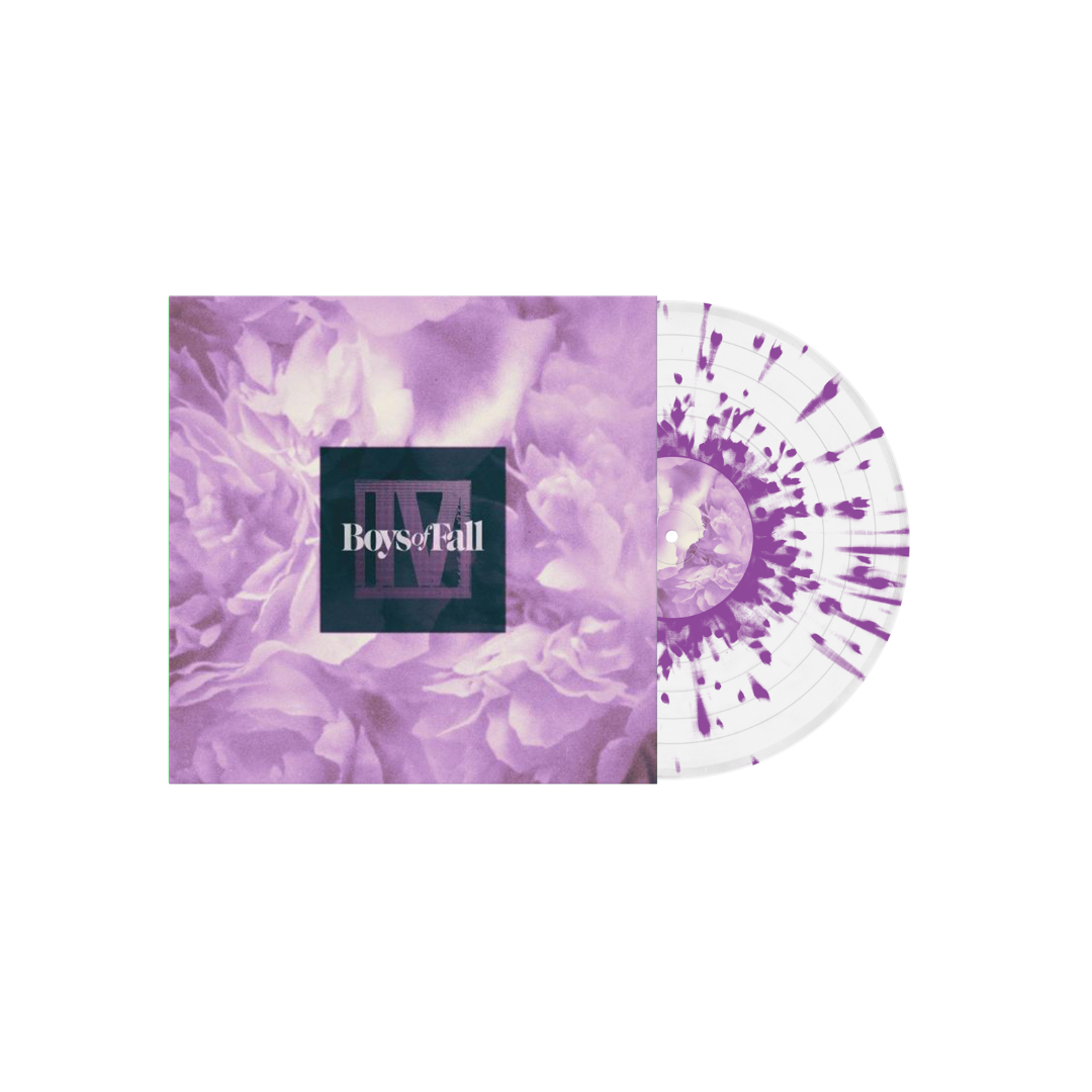 Boys of Fall IV Vinyl - Ultra Clear with Purple Splatter - Signed by Boys of Fall